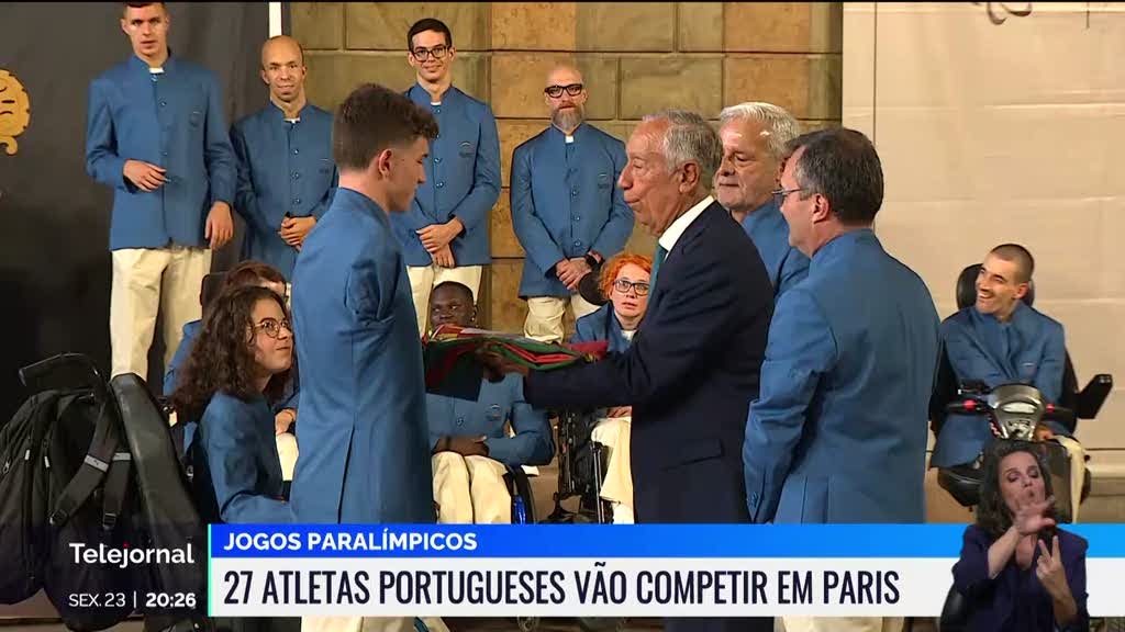 Jogos Paralímpicos. Atletas recebidos pelo Presidente da República