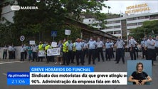 Imagem de Greve Horários do Funchal: Grupo fala em adesão de 46% e Sindicato aponta 90% (Vídeo)