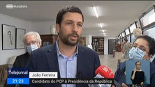 Candidato do PCP a Belém defende aprofundamento da autonomia da Madeira e dos Açores (Vídeo)