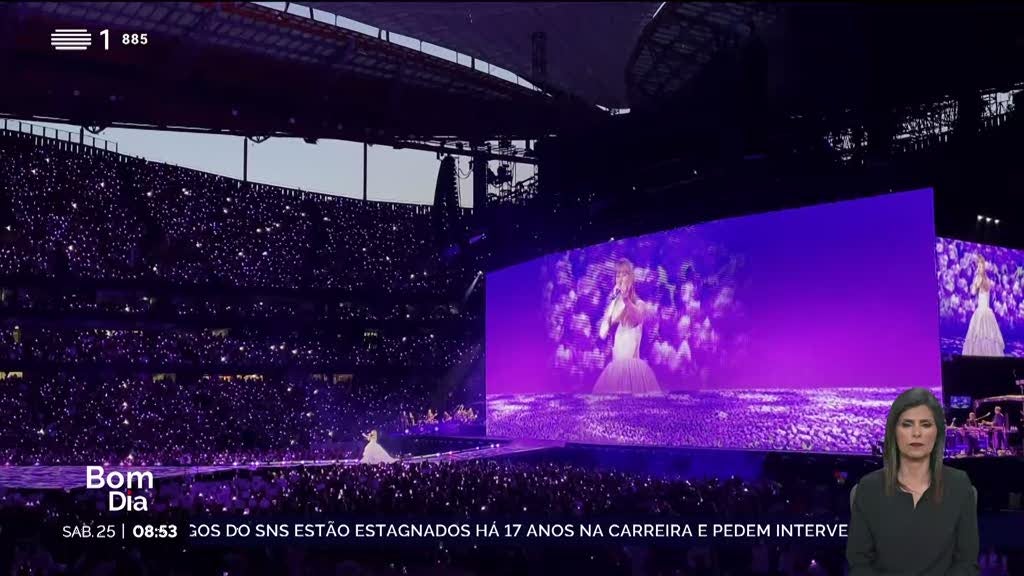 Concerto de Taylor Swift recebeu ovação de quatro minutos