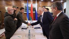 Imagem de Negociadores ucranianos e russos reunidos de novo na Bielorrússia