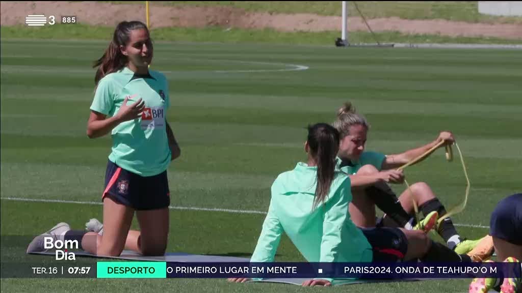 Euro2025 Feminino. Portugal joga hoje com a seleção de Malta