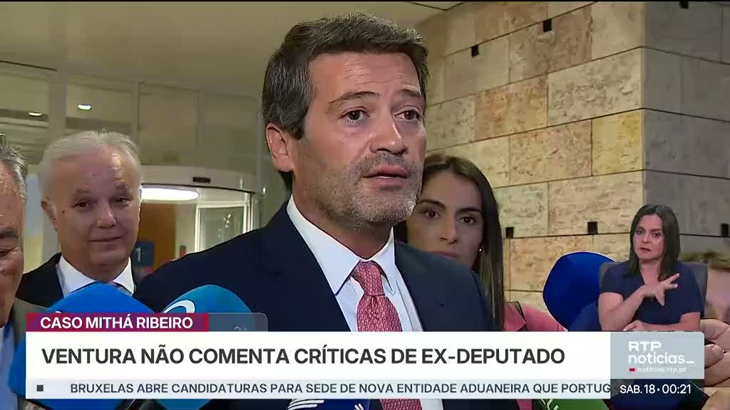 Caso Mithá Ribeiro. Vemtura não comenta críticas de ex-deputado