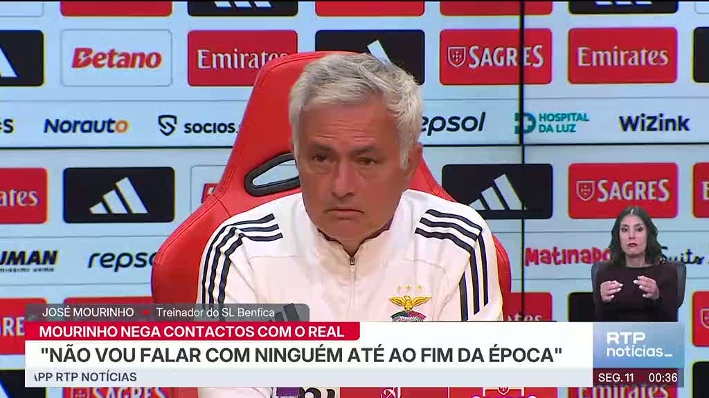 I Liga. Mourinho desmente abordagem merengue na véspera do duelo com o Braga