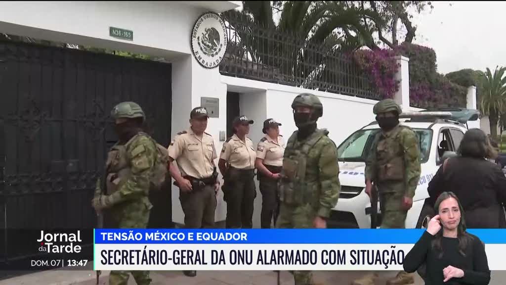 Guterres avisa para questões diplomáticas na invasão da Embaixada mexicana no Equador