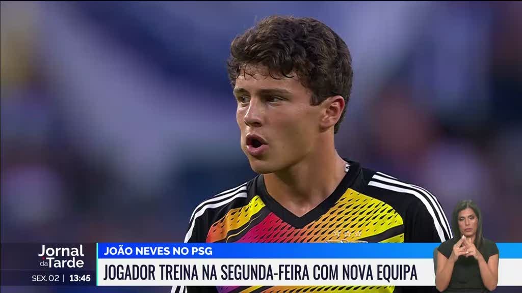 João Neves começa a treinar no PSG na segunda-feira