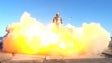 Imagem de Mega foguetão de Elon Musk volta a explodir