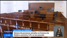Imagem de Mais 3,8% processos a dar entrada na Comarca do Funchal (vídeo)