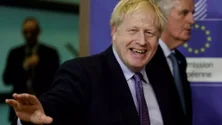 Imagem de PM britânico confiante de que é possível um acordo com UE em julho
