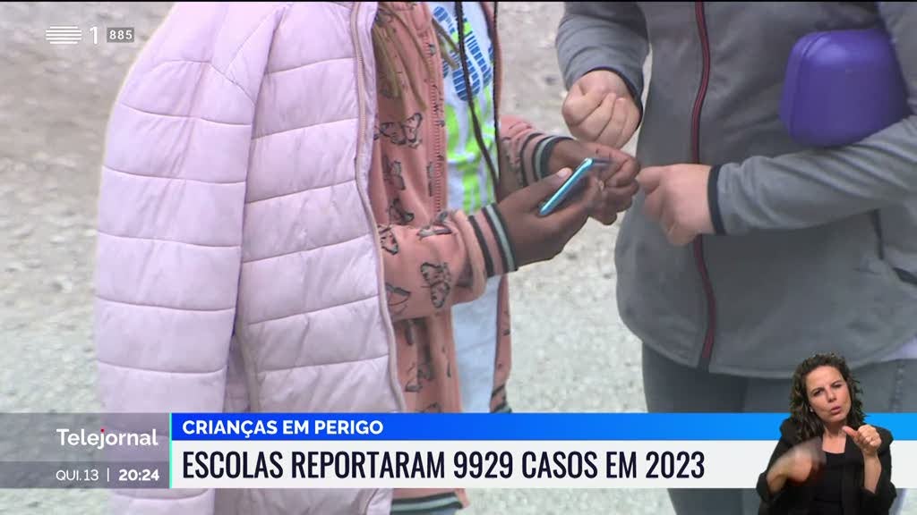 Escolas estão a denunciar mais casos de crianças em perigo