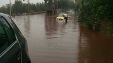 Chuva forte provoca inundações em Gaula e Santa Cruz