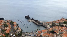Imagem de Operação de dragagem na baía de Câmara de Lobos (vídeo)