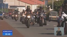 Motards concentrados na ilha do Pico (Vídeo)