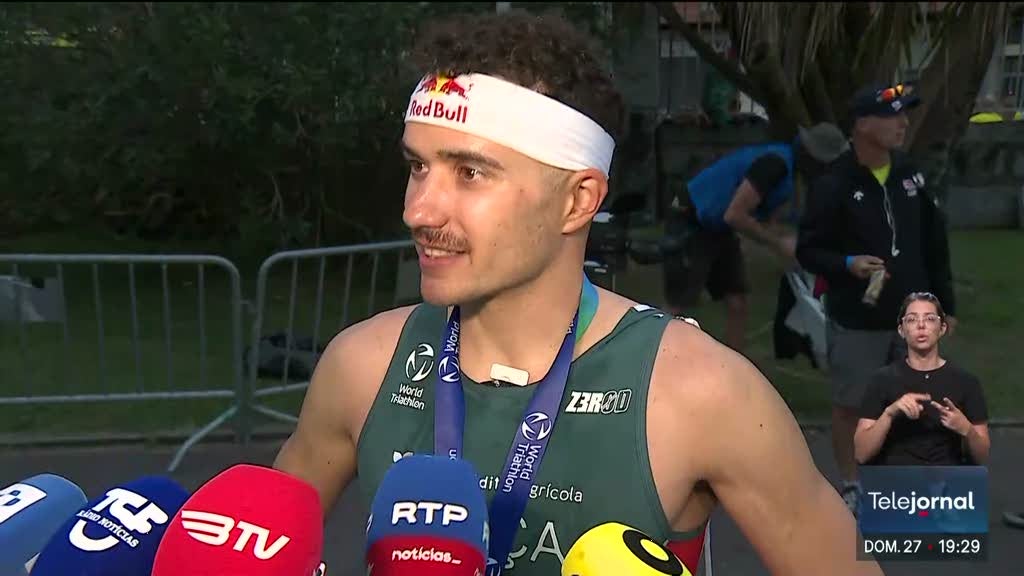 Imagem de RTP falou com Vasco Vilaça, campeão do mundo de Triatlo