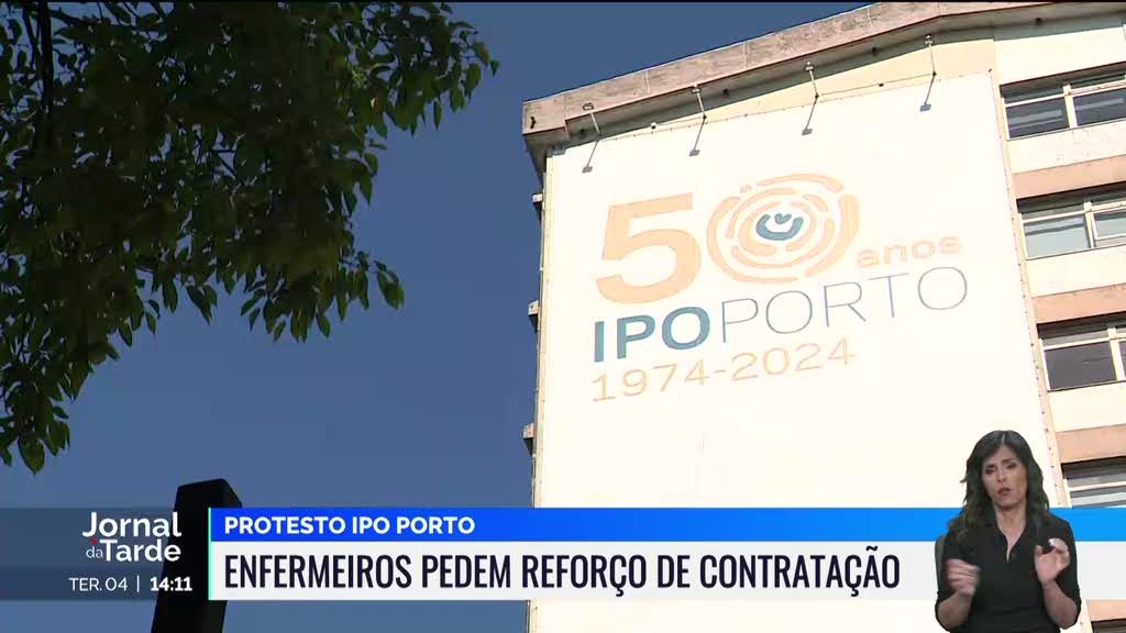 Protesto IPO Porto. Enfermeiros pedem reforço de contratação