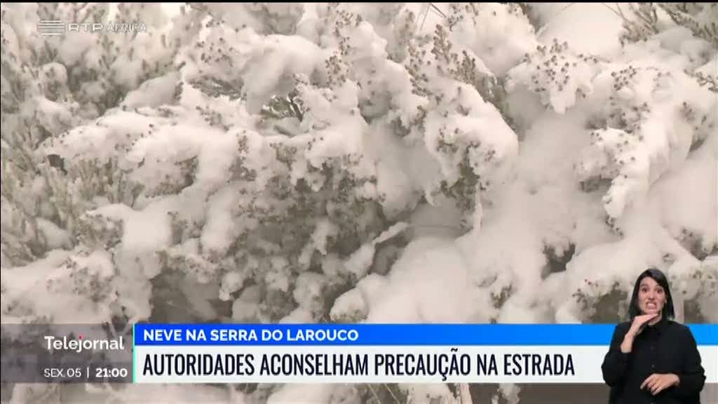 Montalegre. Serra do Larouco está coberta de neve