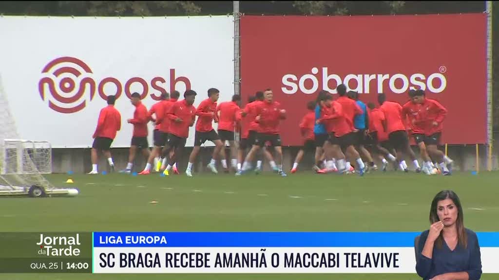 Treinador do Braga tem uma baixa de última hora para estreia na Liga Europa