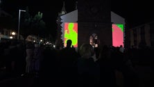 Imagem de Espetáculo de desenho nas fachadas da Sé do Funchal juntou centenas de pessoas (vídeo)