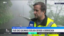 Imagem de Estrada para a Fajã das Galinhas continua encerrada (vídeo)