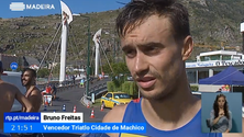Imagem de Bruno Freitas e Joana Sousa venceram o Triatlo Cidade de Machico (Vídeo)