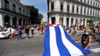 Imagem de Presidente cubano afirma que agitação no país «é uma mentira»