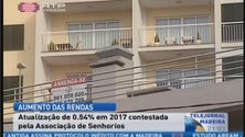 Aumento das rendas limitado a 0.54% no próximo ano (Vídeo)