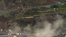 Imagem de Derrocada assusta população da Ribeira Brava
