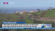 Imagem de Moradores da Ponta do Pargo queixam-se do mau estado da estrada regional