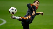 Imagem de Cristiano Ronaldo volta a treinar na véspera da receção ao Nápoles
