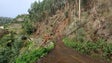 Derrocada no Caminho Velho de Santo António da Serra