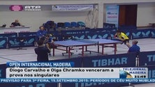 Diogo Carvalho e Olga Chramko venceram o 19º Open Internacional da Madeira em singulares