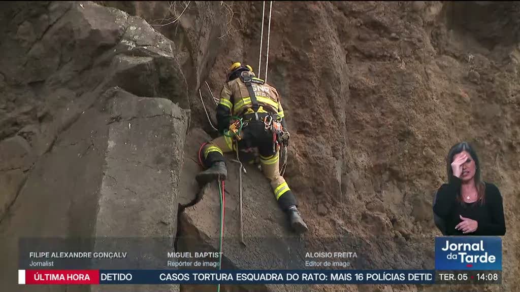 Equipa de elite da GNR intervém nas escarpas da Ponta do Sol