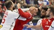 Imagem de Portugal na final do play-off de andebol