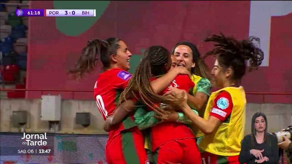 Portugal vence Bósnia-Herzegovina no apuramento para o Europeu Feminino