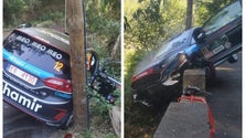 Imagem de Despiste de Miguel Caires e Duarte Lagos na parte final da classificativa do Campanário