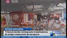 Imagem de 21 Trabalhadores do antigo restaurante do aeroporto reintegrados (Vídeo)