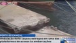 Imagem de Mar destrói porto do Caniçal