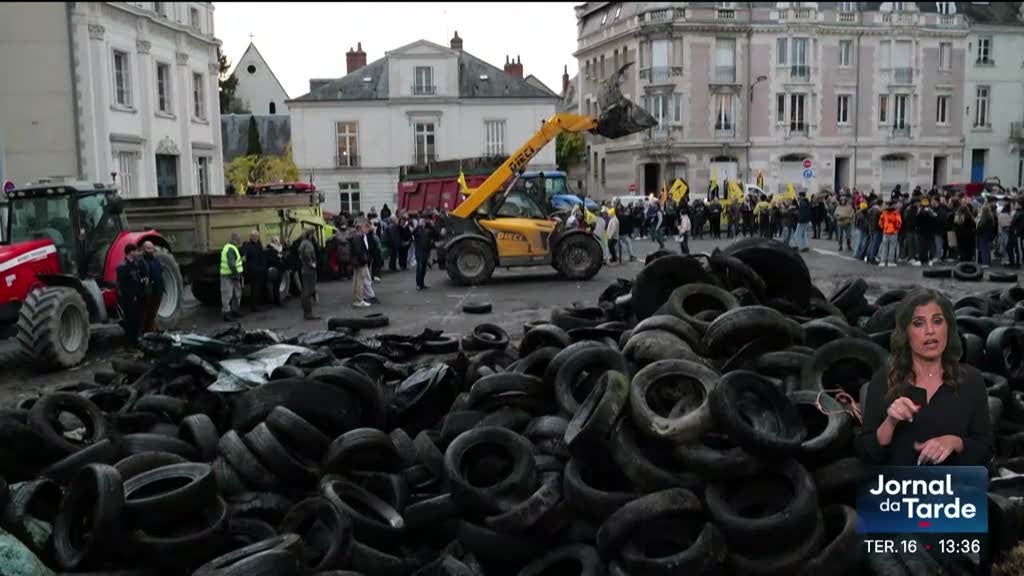 Agricultores franceses contra o abate de animais e acordo do Mercosul
