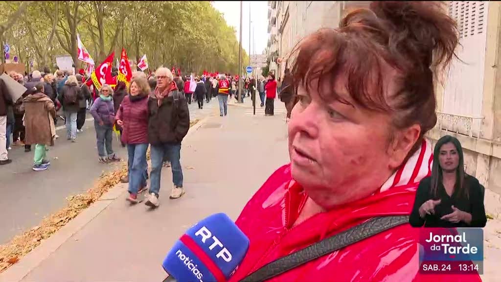 Imagem de Cerca de 70 mil polícias mobilizados para protestos em França
