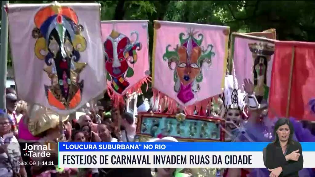 Rio de Janeiro já festeja o Carnaval