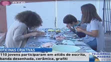 Imagem de 110 jovens participaram nas Oficinas Criativas