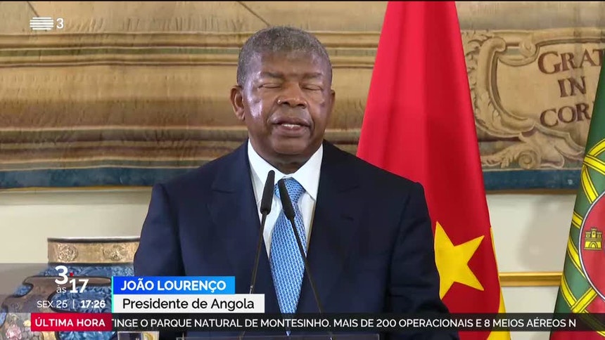 João Lourenço speaking