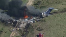 Imagem de Passageiros e tripulantes sobreviveram a queda de avião