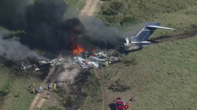 Passageiros e tripulantes sobreviveram a queda de avião