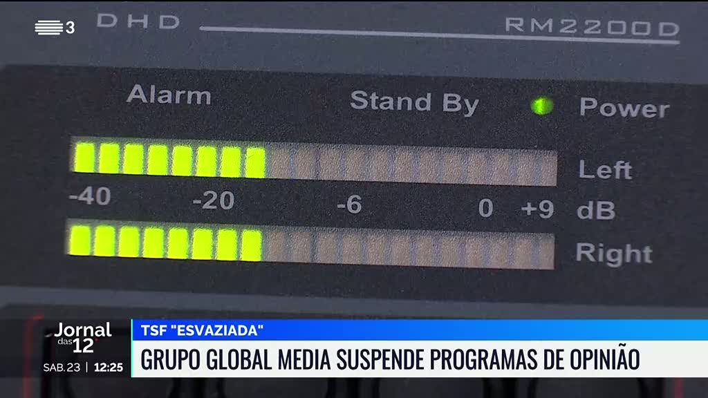 Grupo Global Media suspende programas de opinião na TSF