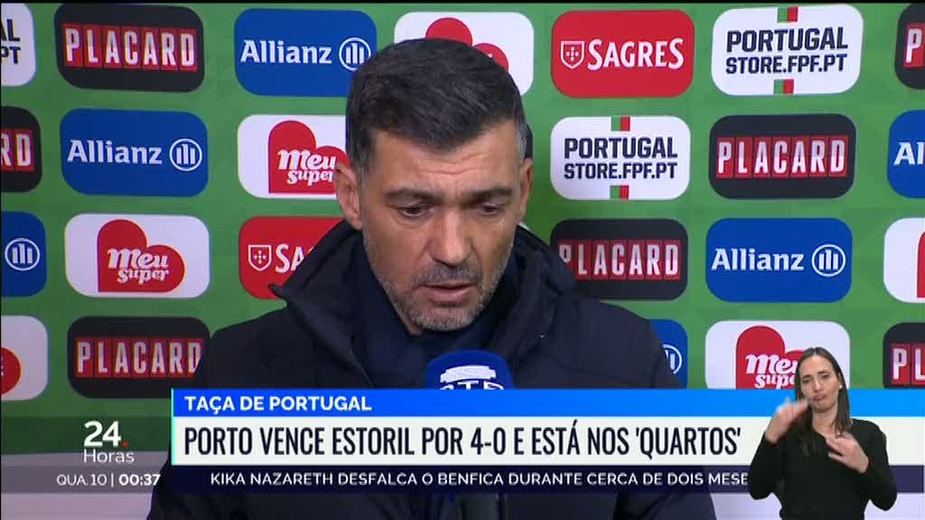 Taça de Portugal. Sérgio Conceição destacou competência do FC Porto