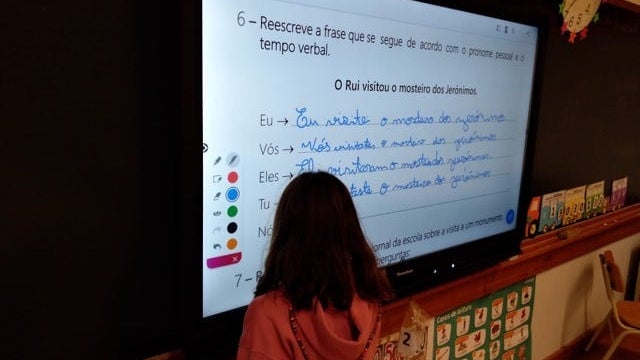 Quadros interativos em todas as Escolas do 1.º Ciclo do Ensino Básico da Ponta do Sol