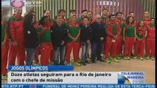 Imagem de Atletas olímpicos estão de partida (Vídeo)