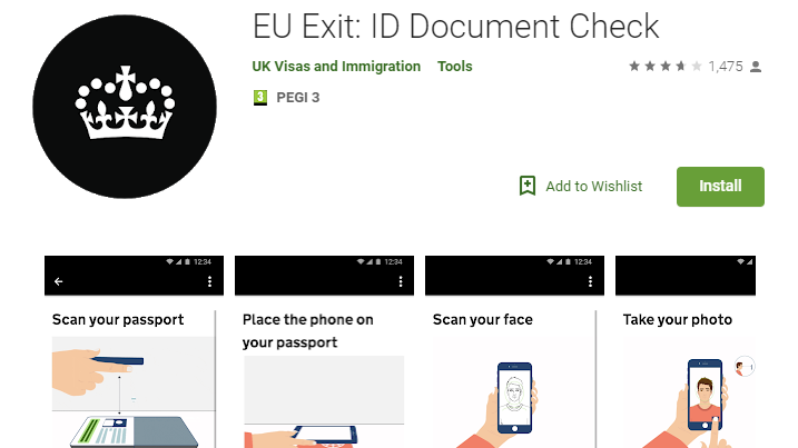 Reino Unido lança app para europeus que queiram ficar no país