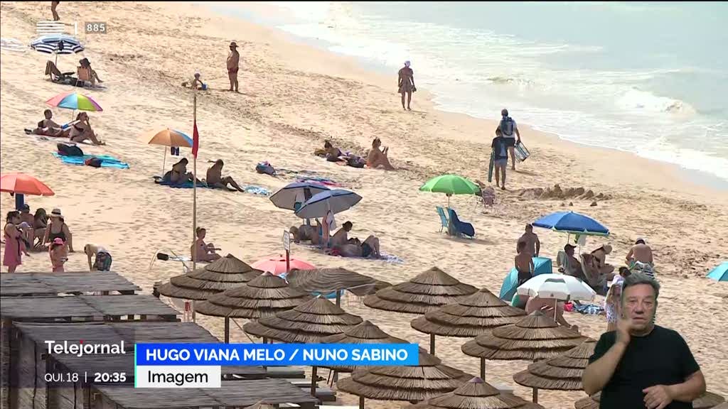 Interdição de praias em Almada levantada ao fim da tarde